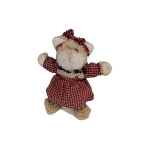Boyds Bears Katalina Kafinata Miniature 6" Cat Christmas Ornament Primitive